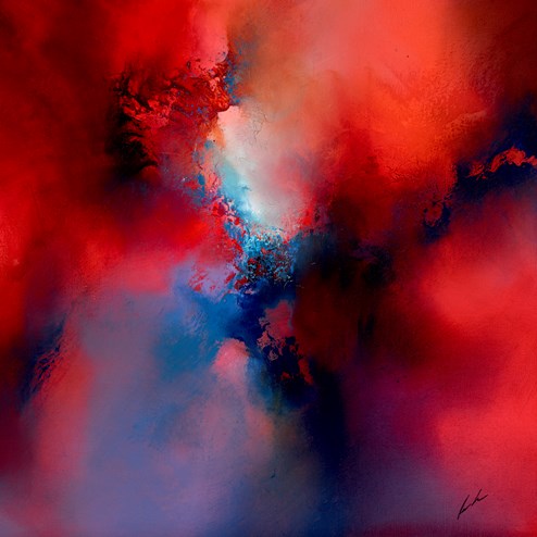 New Dreams by Simon Kenny - Glazed Original Painting on Box Canvas